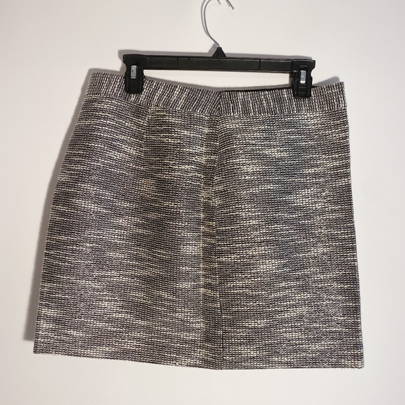Woven Mini Skirt with Metallic Details | BR - Picture 1 of 6